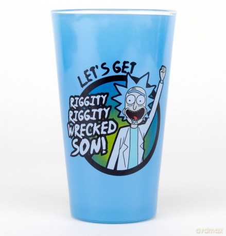 Rick And Morty Wrecked Kolorowa szklanka