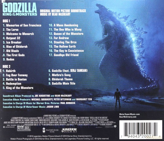 Godzilla: King Of Monsters soundtrack (Godzilla II: Król potworów) (Bear Mccreary) [2CD]