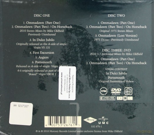Mike Oldfield: Ommadawn Deluxe Edition [2CD]+[DVD]