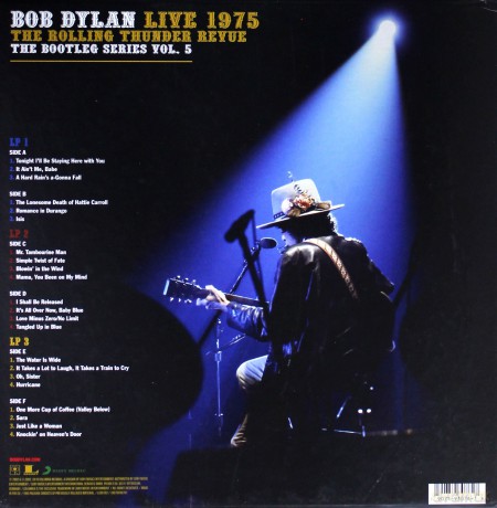 Bob Dylan: The Bootleg Series Vol. 5: Bob Dylan Live 1975, The Rolling Thunder Revue [3xWinyl]