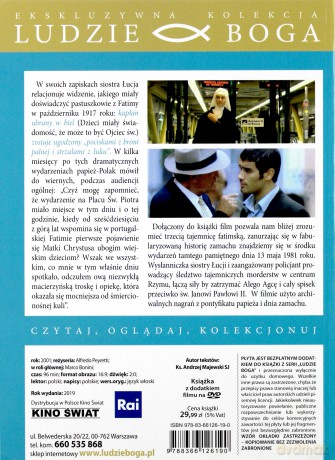 Fatima. Trzecia tajemnica (Ludzie Boga) (booklet) [DVD]
