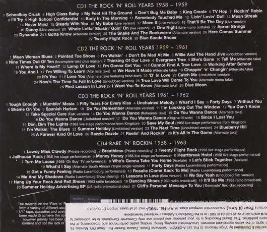 Cliff Richard: Rock'n'roll Years [4CD]
