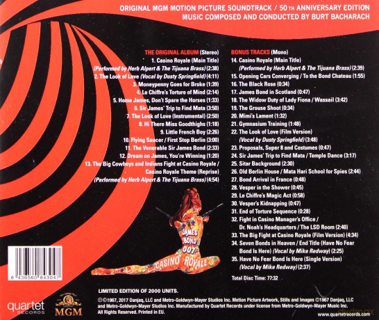 Burt Bacharach: Casino Royale [CD]