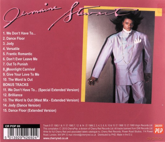 Jermaine Stewart: Frantic Romantic [CD]