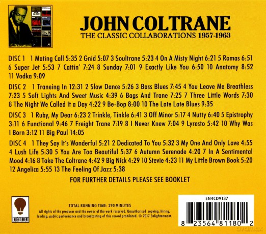 John Coltrane: The Classic Collaborations: 1957 - 1963 [4CD]