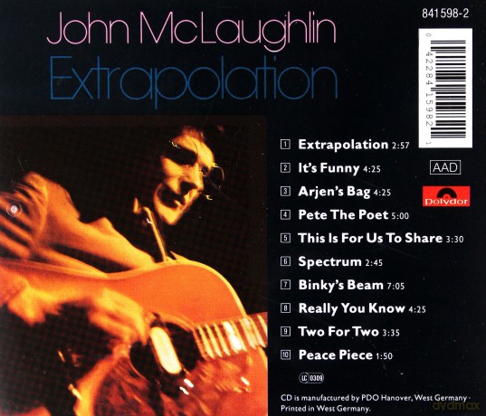 John Mclaughlin: Extrapolation [CD]