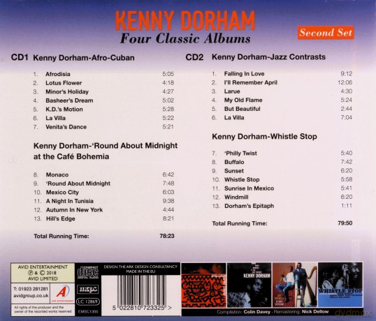 Kenny Dorham: Four Classic Albums (Afro-Cuban / 'Round About Midnight At The Cafe Bohemia / Jazz Contrasts / Whistle Stop) [2CD]