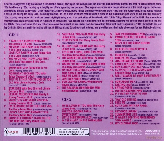 Kitty Kallen: The Kitty Kallen Collection 1939-1962 [2CD]