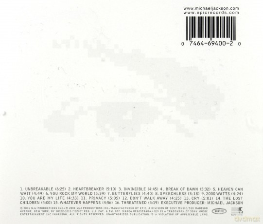 Michael Jackson: Invincible [CD]
