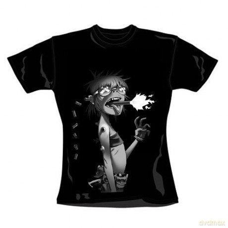 Gorillaz: Cyborg Black, Womens (L) [T-SHIRT]