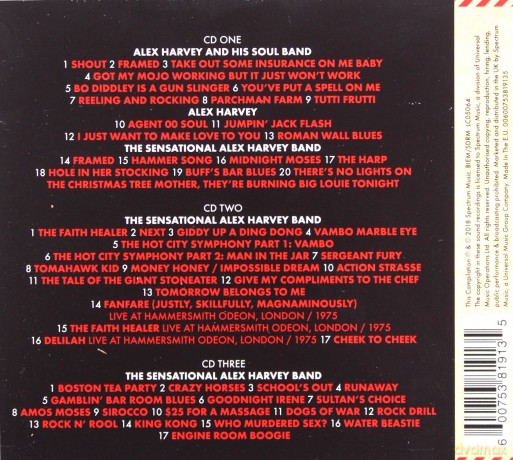 Sensational Alex Harvey Band: Shout - The Essential [3CD]