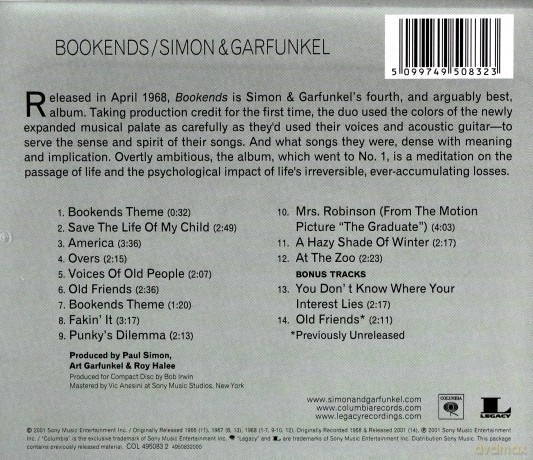 Simon Garfunkel: Bookends [CD]