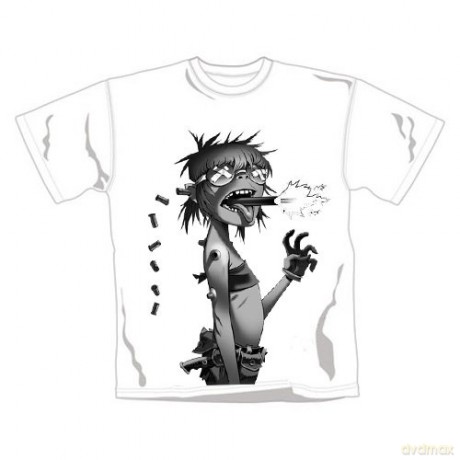 Gorillaz: Cyborg White, Men's (L) [T-SHIRT]