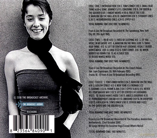 Suzanne Vega: The Archives [3CD]