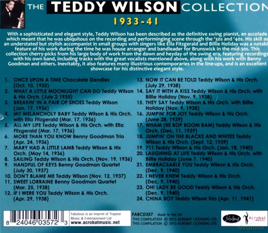 Teddy Wilson: The Teddy Wilson Collection 1933-1941 [CD]