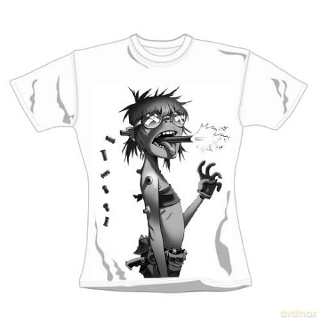 Gorillaz: Cyborg White, Womens (S) [T-SHIRT]