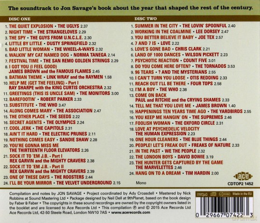 Jon Savage - 1966 The Year The Decade [2CD]