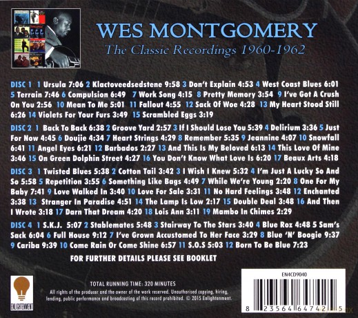 Wes Montgomery: The Classic Recordings 1960-1962 [4CD]