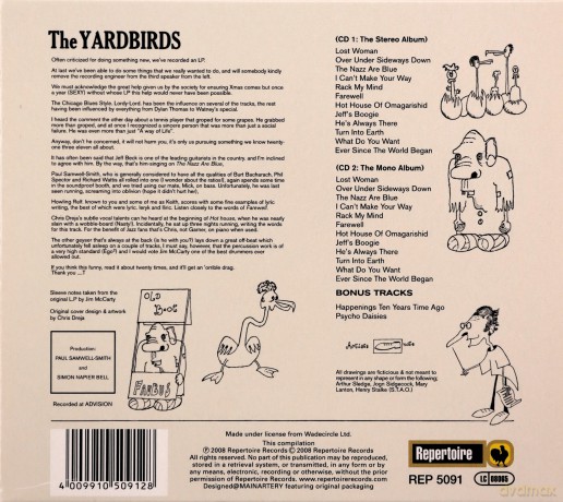 Yardbirds: The Yardbirds (Aka Roger Engineer & Over [2CD]
