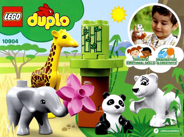 LEGO DUPLO Małe Zwierzątka (10904) [KLOCKI]