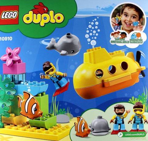 LEGO DUPLO Przygoda w łodzi podwodnej (10910) [KLOCKI]