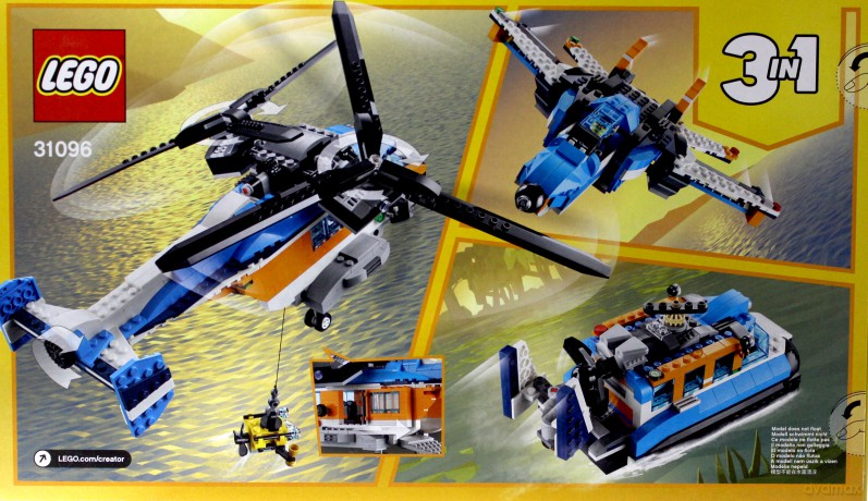 LEGO Creator Śmigłowiec dwuwirnikowy (31096) [KLOCKI]