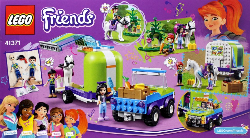 LEGO Friends Przyczepa dla konia Mii (41371) [KLOCKI]