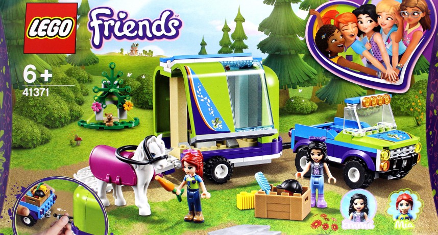 LEGO Friends Przyczepa dla konia Mii (41371) [KLOCKI]