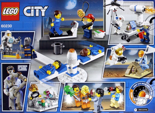 LEGO City Badania kosmiczne - zestaw minifigurek (60230) [KLOCKI]