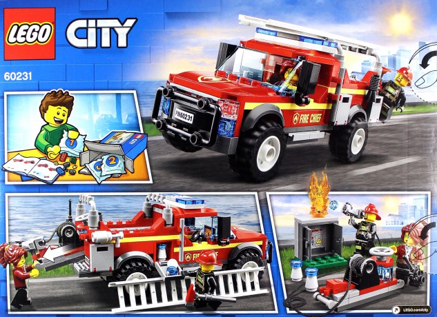 LEGO City Terenówka komendantki straży pożarnej (60231) [KLOCKI]