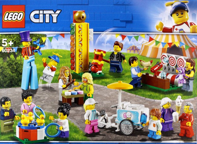 LEGO City Wesołe miasteczko - zestaw minifigurek (60234) [KLOCKI]