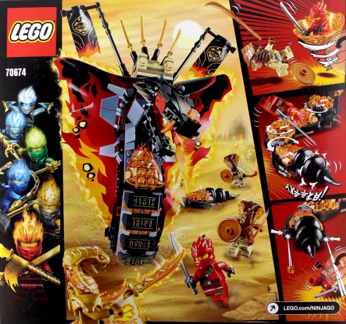 LEGO Ninjago Ognisty kieł (70674) [KLOCKI]
