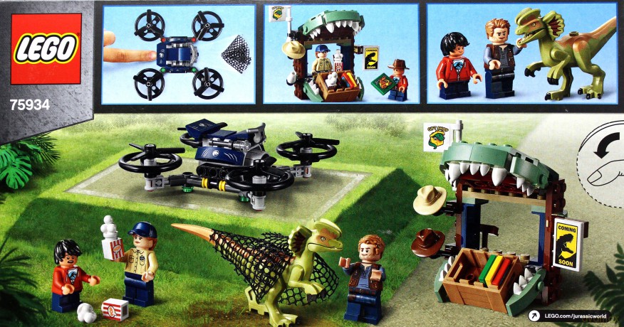 LEGO Jurassic World Dilofozaur na wolności (75934) [KLOCKI]