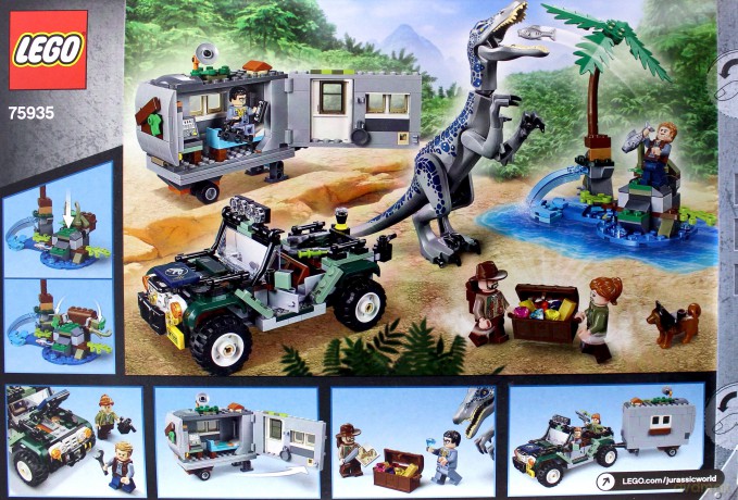 LEGO Jurassic World Starcie z barionyksem: poszukiwanie skarbów (75935) [KLOCKI]