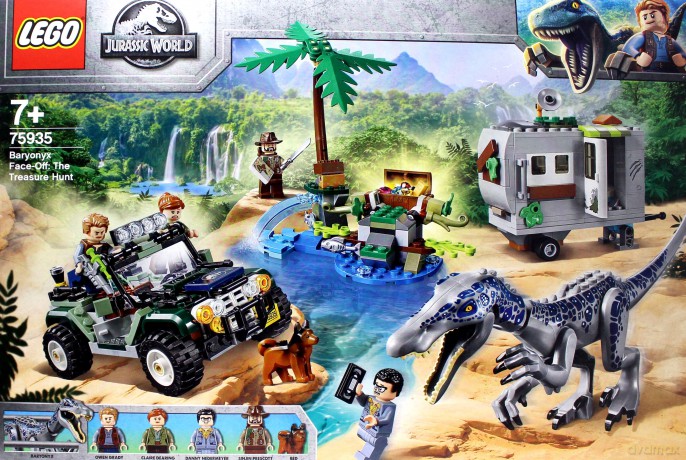LEGO Jurassic World Starcie z barionyksem: poszukiwanie skarbów (75935) [KLOCKI]