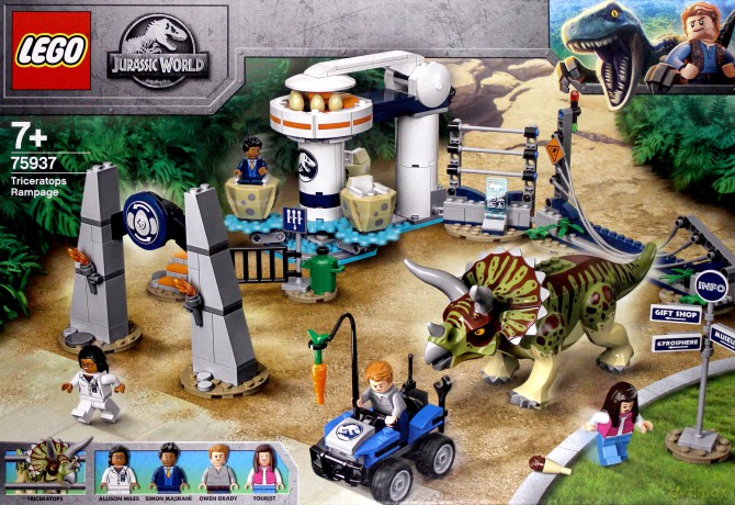 LEGO Jurassic World Atak triceratopsa (75937) [KLOCKI]