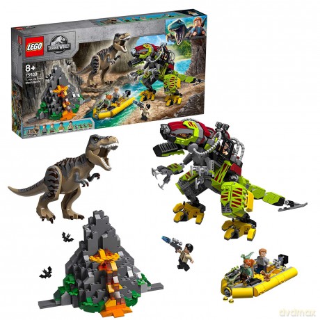 LEGO Jurassic World Tyranozaur kontra mechaniczny dinozaur (75938) [KLOCKI]