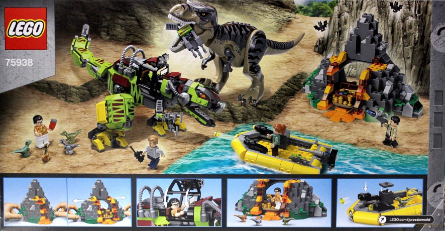 LEGO Jurassic World Tyranozaur kontra mechaniczny dinozaur (75938) [KLOCKI]