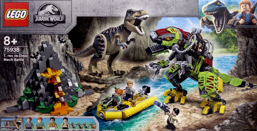 LEGO Jurassic World Tyranozaur kontra mechaniczny dinozaur (75938) [KLOCKI]