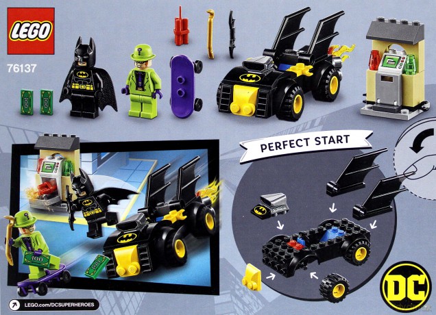 LEGO Super Heroes Batman i rabunek Człowieka-Zagadki (76137) [KLOCKI]