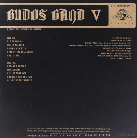 Budos Band:  V Daptone Records [Winyl]