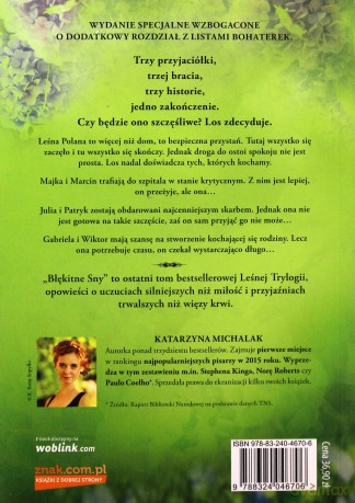 Błękitne sny - Katarzyna Michalak [KSIĄŻKA]