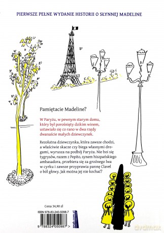 Madeline w Paryżu - Ludwig Bemelmans [KSIĄŻKA]