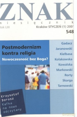Miesięcznik Znak. Numer 548 [KSIĄŻKA]