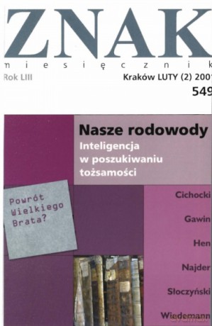 Miesięcznik Znak. Numer 549 [KSIĄŻKA]