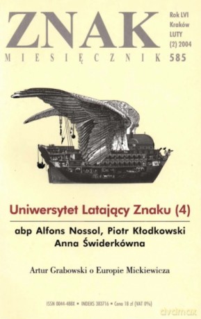 Miesięcznik Znak. Numer 585 [KSIĄŻKA]