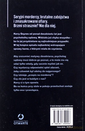 Oko w oko ze złem. Prawdziwe historie z akt psycholożki sądowej - Kerry Daynes [KSIĄŻKA]