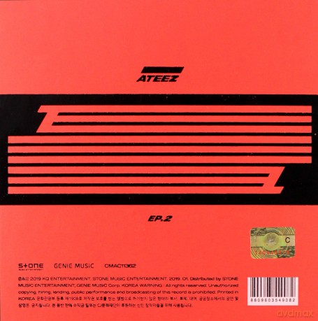 Ateez: Treasure Ep. 2: Zero To One [CD]