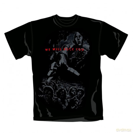 Queen: We Will Rock You Black, Mens (M) [T-SHIRT]