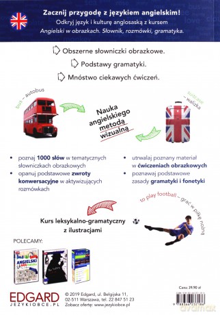 Angielski w obrazkach. Słówka, rozmówki, gramatyka - Marcin Frankiewicz [KSIĄŻKA]